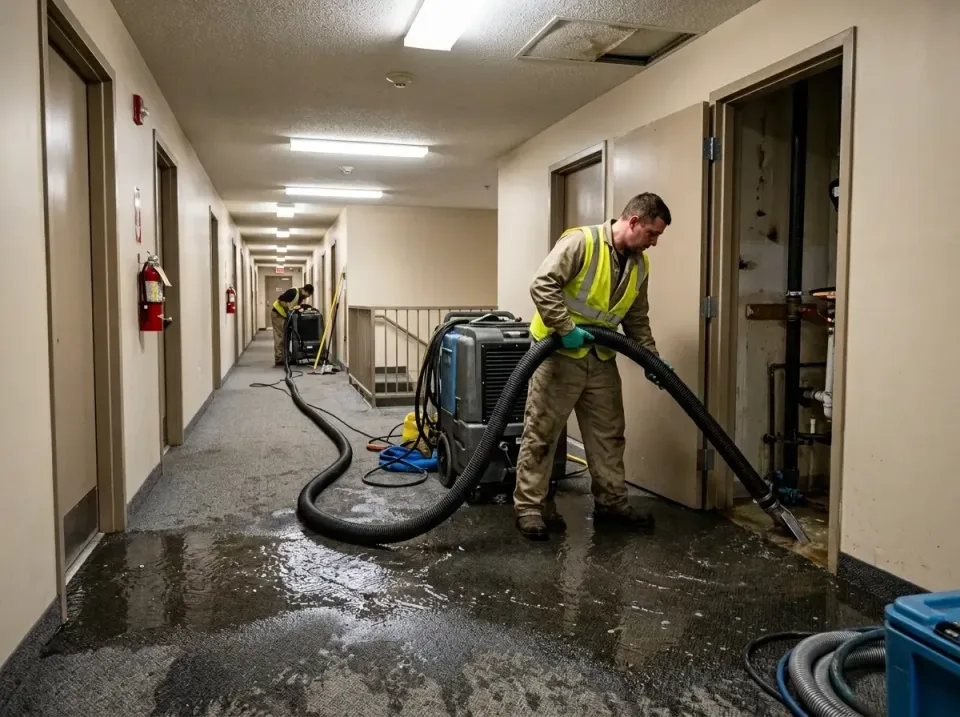 multi-unit-apartment-hallway-f-005 — frequently asked questions, Emergency Burst Pipe Water Extraction & Removal in Chino, CA